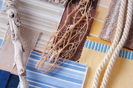 interior color design selection in marine concept style