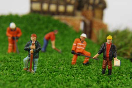 miniature model conceptの写真素材