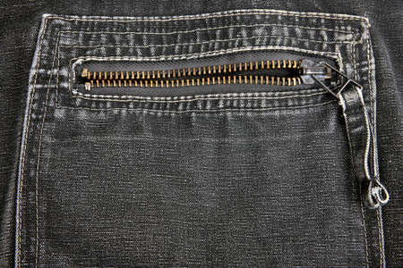 close up of the jacket texture  detailed with pocketの写真素材