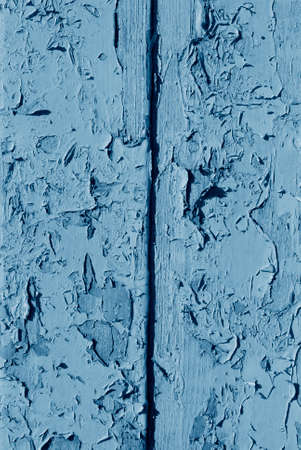 blue old painted wallの写真素材