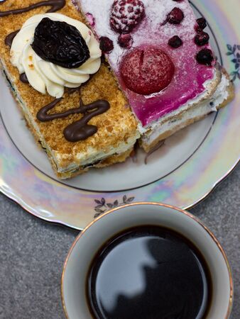 coffee cake plate breakfast morning
の写真素材