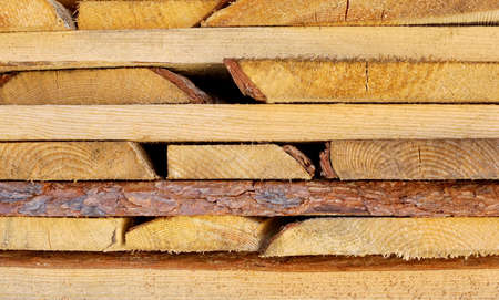 Texture wooden boards of pine close-upの写真素材