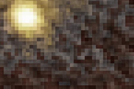 abstract autumn late dark brown gray paint bright sun pixelation. simple background on autumn themeの写真素材