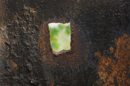 texture of rusty metal background close-upの写真素材