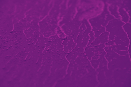 water drops on purple tint background texture for design
