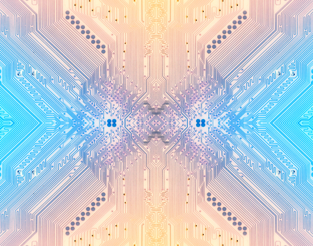 abstract background digital motherboard technology track contacts close-up