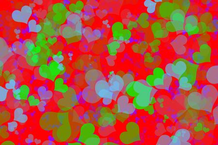 abstract heart background love Valentine wedding lover wrap. Colorful abstract background. Beautiful hearts.の写真素材