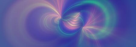abstract gradient multi-color background trend color 2020.  the flowing lines of the waves fill the circles. for web design, video blog, printingの写真素材
