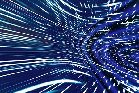 abstract geometric modern technology background. Abstract motion light effect