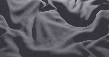 texture background crumpled wavy grey fabric for design closeupの写真素材