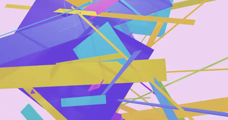 abstract background the constructivist lines of the geometric rectangles of different colors modern...