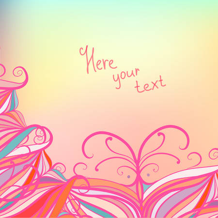 template card with gradient backgroundのイラスト素材