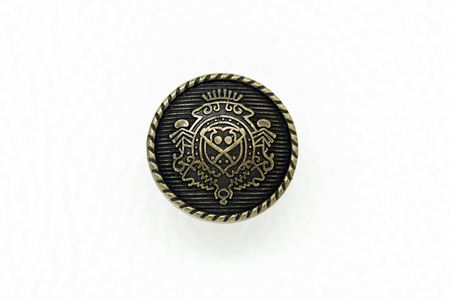 Round Metal Jeans Button in vintage style
