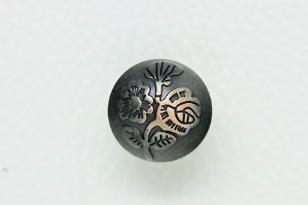 Round Metal Jeans Button in vintage style