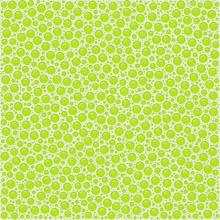 Bubbles, green abstract backgroundの写真素材