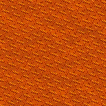 Orange Metal diamond plateの写真素材