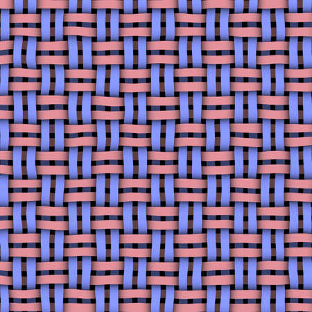 retro wicker patternの写真素材