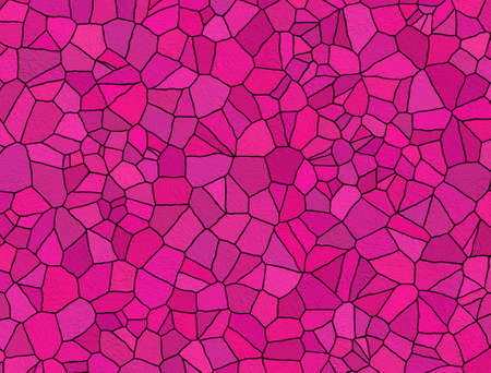 Mosaic with multi colored tiles useful as a backgroundの写真素材