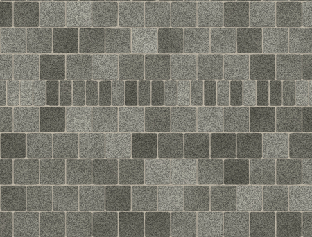 modern wall made ouf of concrete blocksの写真素材