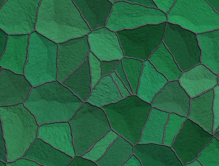 Dark green tiles seamless backgroundの写真素材