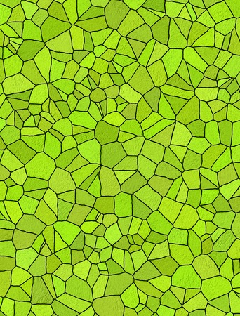 Grunge green mosaic, green backgroundの写真素材