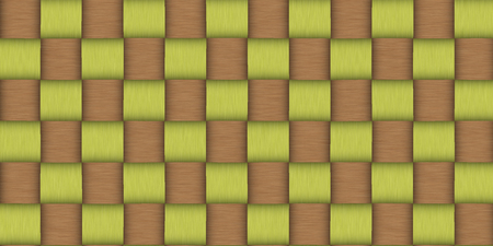 background texture of woven bambooの写真素材