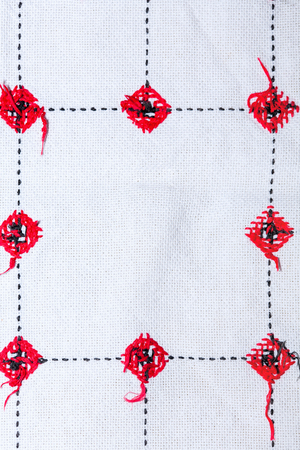 background with embroidery, types of embroidery. Background texture