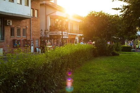 This is a view of an old touristic town in Bulgariaの写真素材