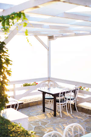 The beautiful sea coast of Bulgaria - Nessebar. Sunset, sea, beachの写真素材