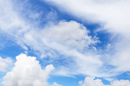 Summer blue sky gradient cloud light white background. The beauty is clear cloudy in the calm calm...