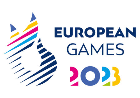 Kyiv, Ukraine - June 2023: Official of 3rd European Games. EG2023 international sporting event will take place in Krakow Poland -provide qualification opportunities for the 2024 Summerのeditorial素材