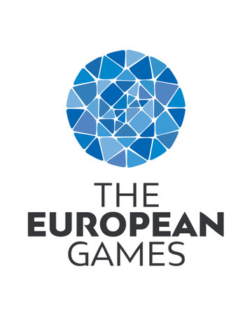 Kyiv, Ukraine - 05 June 2022: Mosaic of the 3rd European Games. EG2023 international sporting event take place in Krakow Poland -provide qualification opportunities for the 2024 Summerのeditorial素材