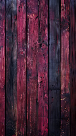 Mesmerizing garnet-colored wood textures with intricate grains and a striking contrast of light and dark tones, creating a visually arresting abstract backgroundの素材