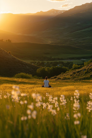 Early morning on an urban basketball court with dramatic lighting and a solitary figure practicingの素材