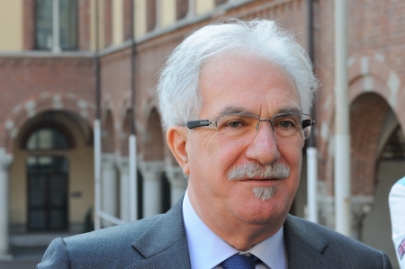 Raffaele Bonanni is the General Secretary of CISL, one of most important italian trade unions. Photo taken in Milan, Italy, on March 1, 2012 during an interview.のeditorial素材