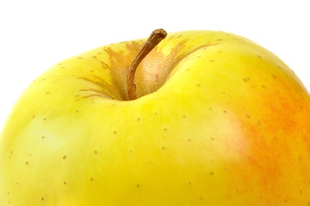 Golden delicious apple, typical of Trentino Alto Adige, Italyの写真素材