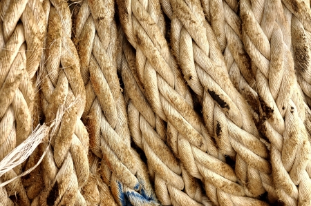 Old rope backgroundの写真素材