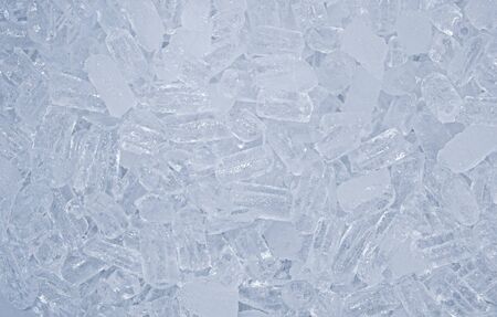 Ice tube in the bucket background. Ice tube for the drink.の写真素材