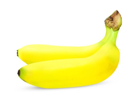 Bunch of bananas isolated on white backgroundの写真素材