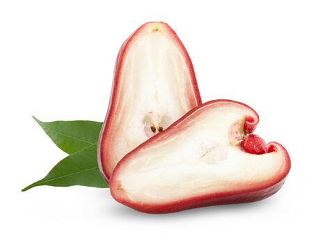 Rose apples or chomphu isolated on white withの写真素材