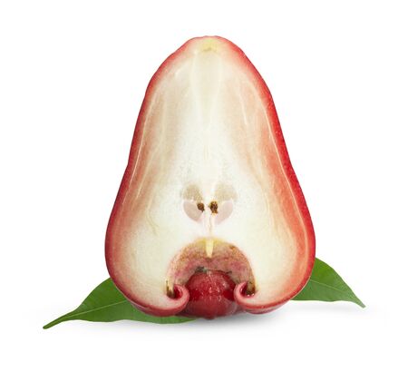 Rose apples or chomphu isolated on white withの写真素材