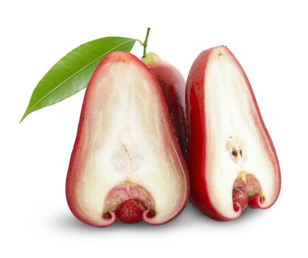 Rose apples or chomphu isolated on white withの写真素材