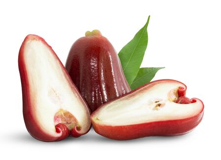 Rose apples or chomphu isolated on white withの写真素材