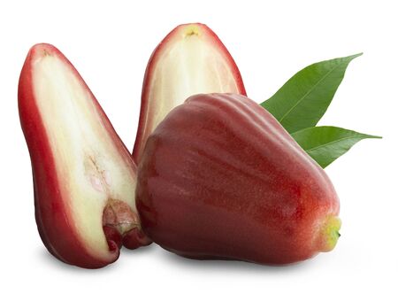 Rose apples or chomphu isolated on white withの写真素材