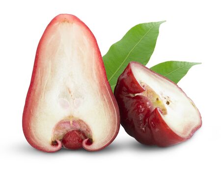 Rose apples or chomphu isolated on white withの写真素材