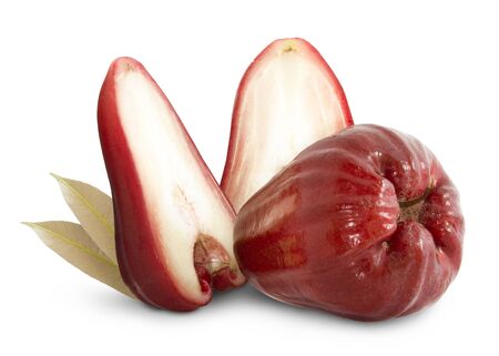 Rose apples or chomphu isolated on white withの写真素材