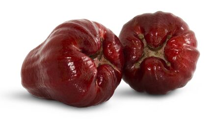 Rose apples or chomphu isolated on white withの写真素材