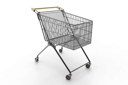 Shopping Cart (Black)の写真素材