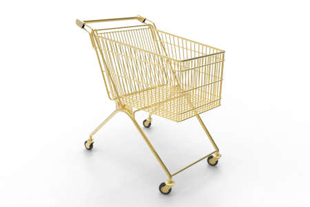 Shopping Cart Goldenの写真素材