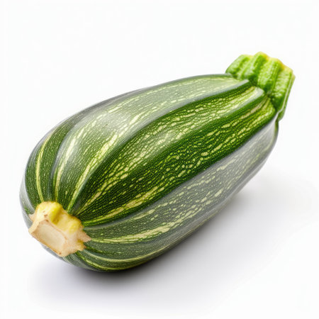Fresh organic raw courgette for cooking recipes Generative AI Illustration.の素材